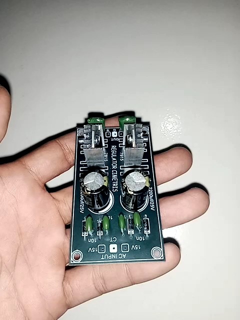Kit Regulator power suplay simetris 12 volt 15 volt CT