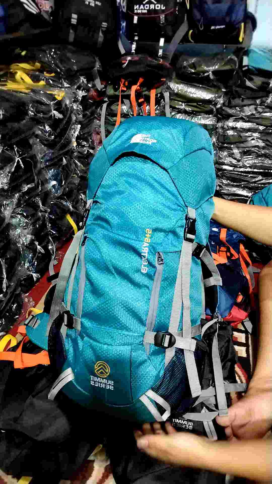 Tas Carrier 55+5 Liter: Tas Gunung Hiking Berkualitas