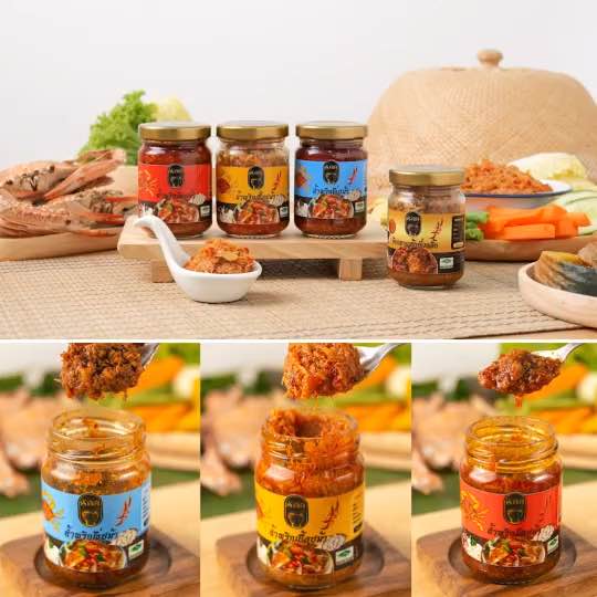 น้ำพริกเนื้อปูม้า🦀150 กรัม