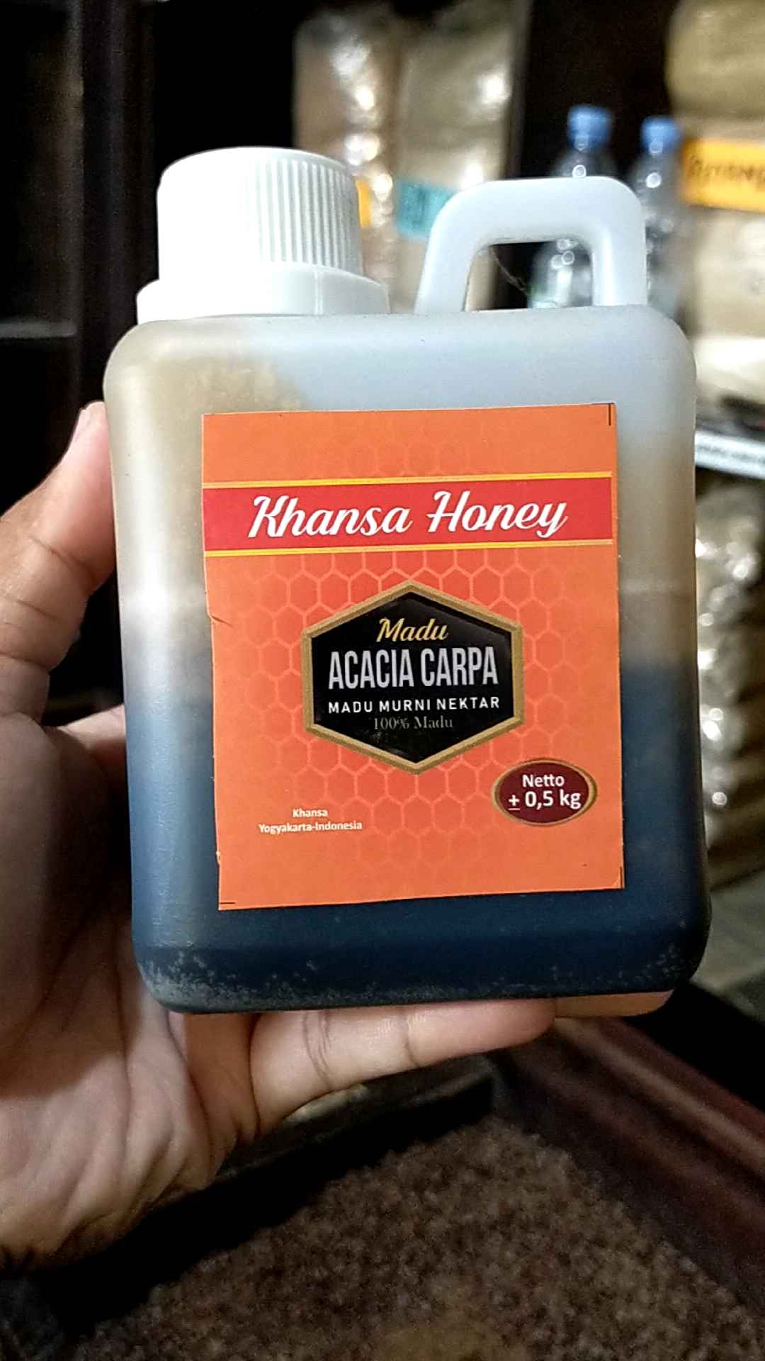Madu Premium - Madu Hitam - Madu Murni Nektar - Madu Khansa Honey Jerigen - 1/2 Kg