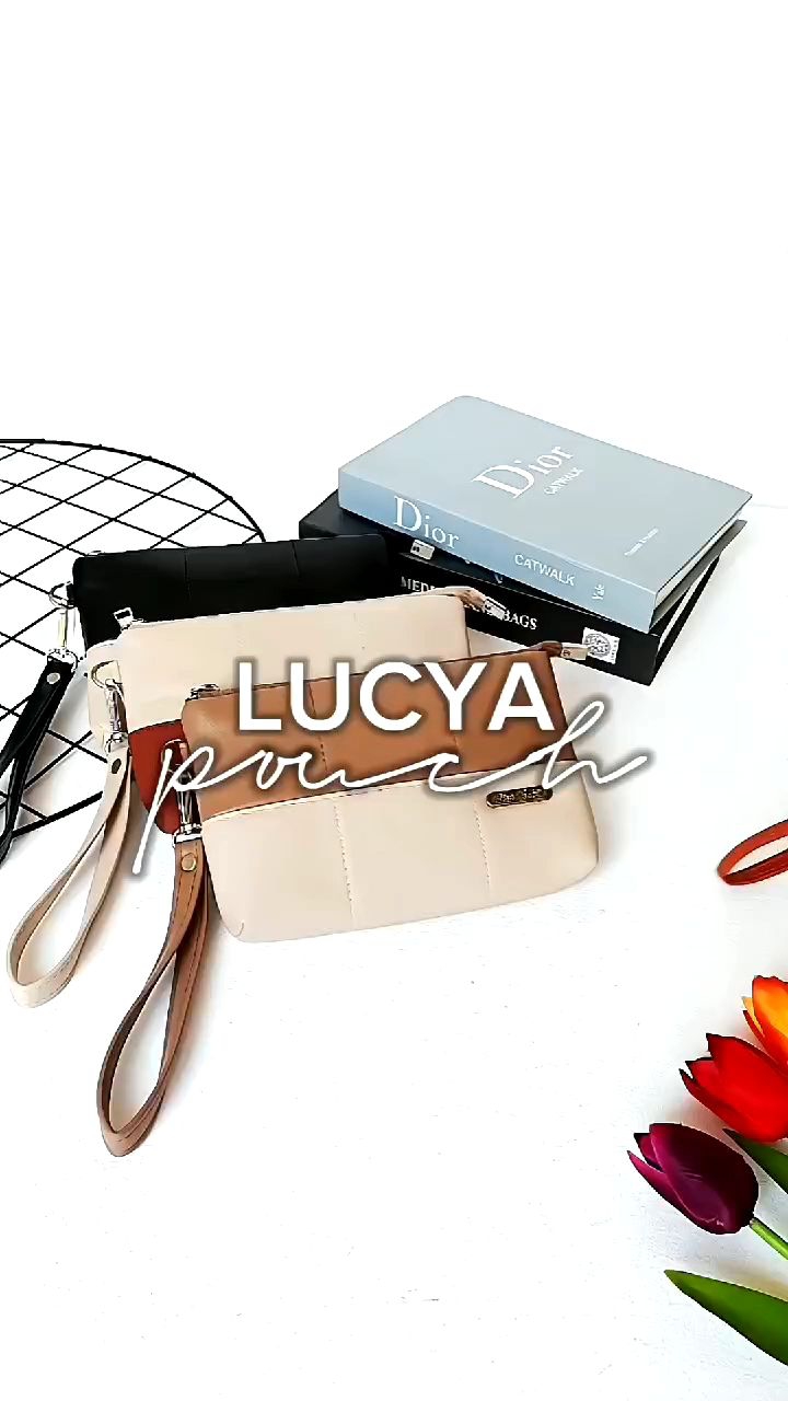 GFR - Lucy By Biru Tsabita pouch wanita muat meka up hp bahan anti air
