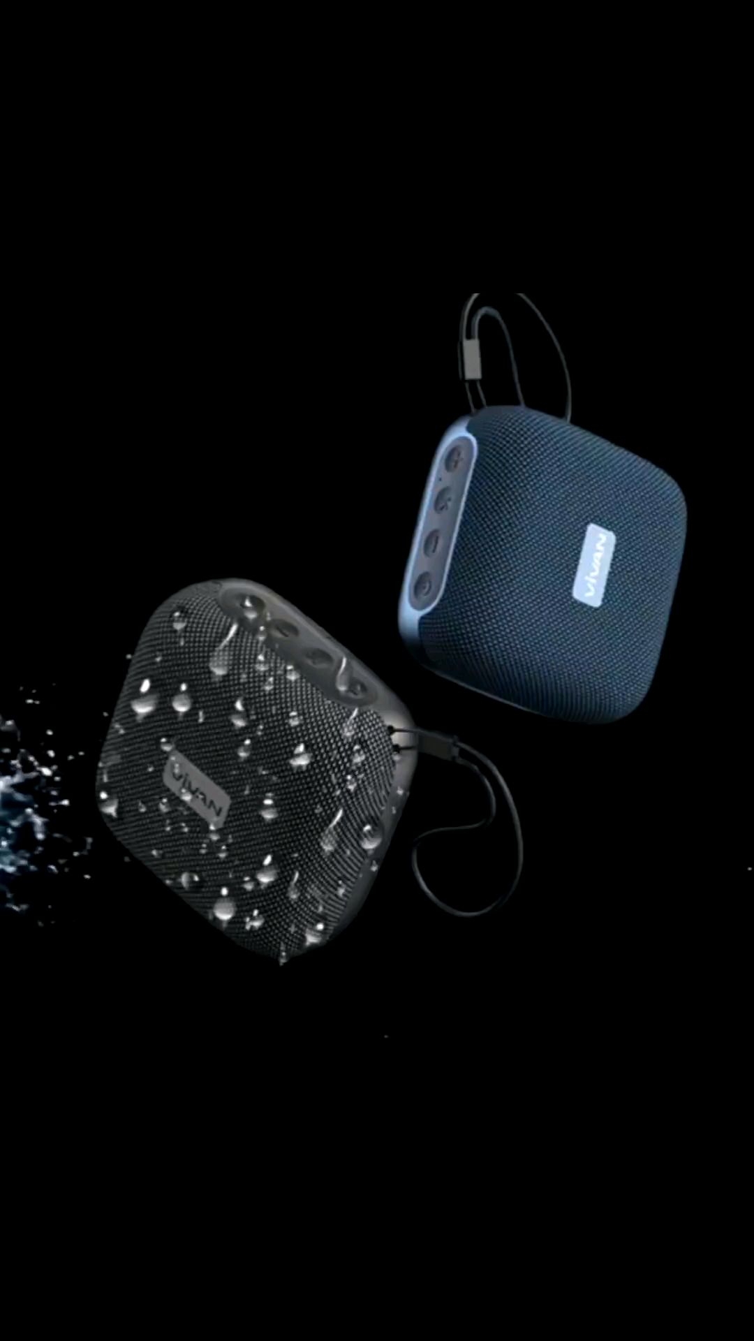 VIVAN Mini Speaker VS3 | IPX5 | Bluetooth 5.3 | TWS Connect | Playtime 5 Hours - Garansi Resmi 1 Tahun