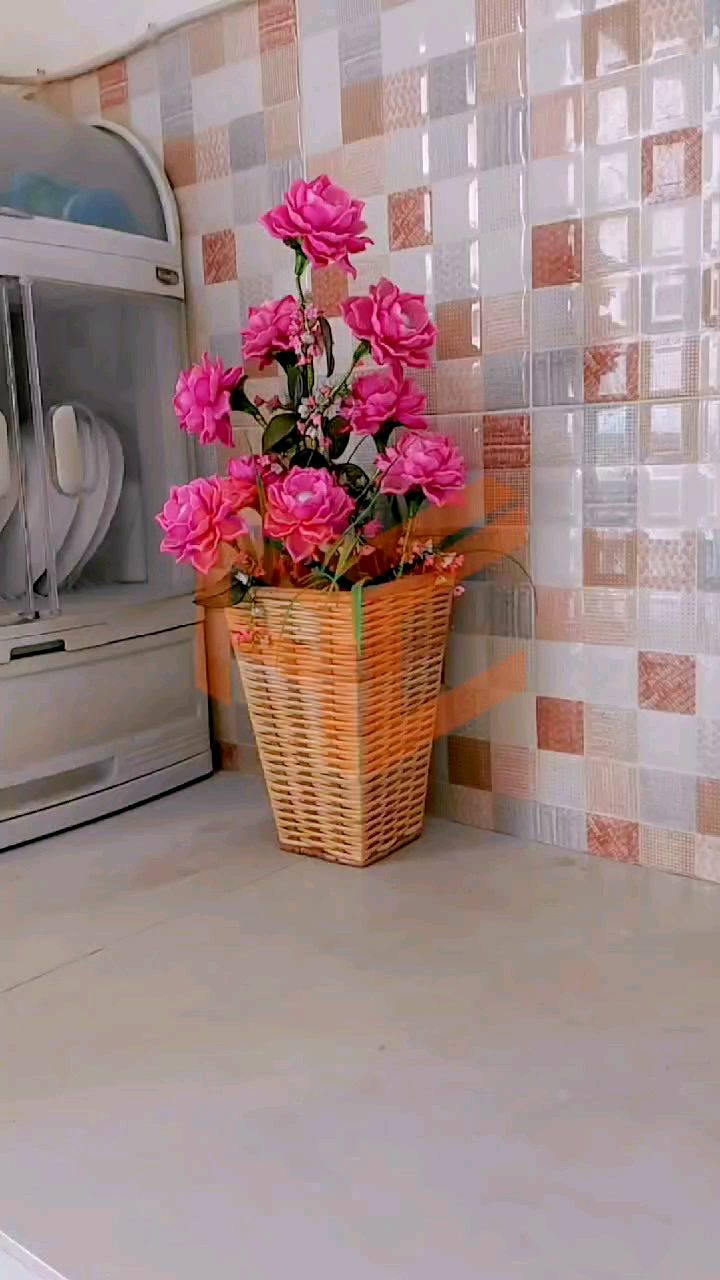 WAKUL NASI WAKUL KUPING / TEMPAT NASI BUNGA 22 + TUTUP BAKUL NASI