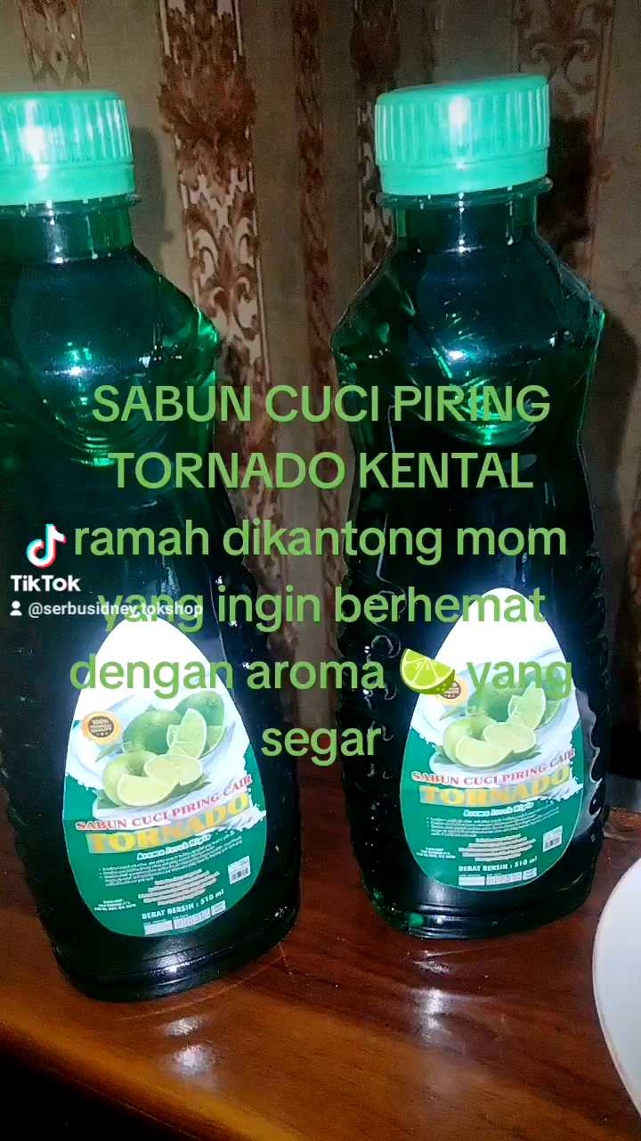 510ml KENTAL Sabun Cair Cuci Piring TORNADO