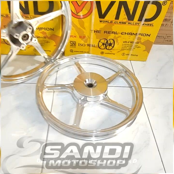 Velg Racing Vnd Ak 55 V1 Ring 17 Beat Scopy Genio Vario 110 / Pelek Vnd Ak 55 Beat Scopy Genio Vario 110