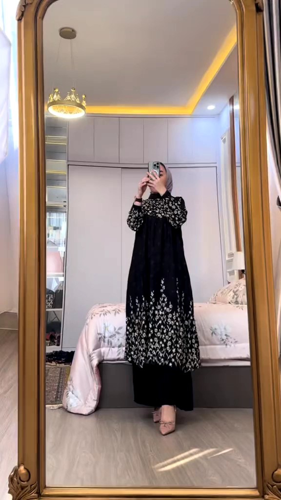 Set Long Tunik Rayon Kekinian & Desain Modern