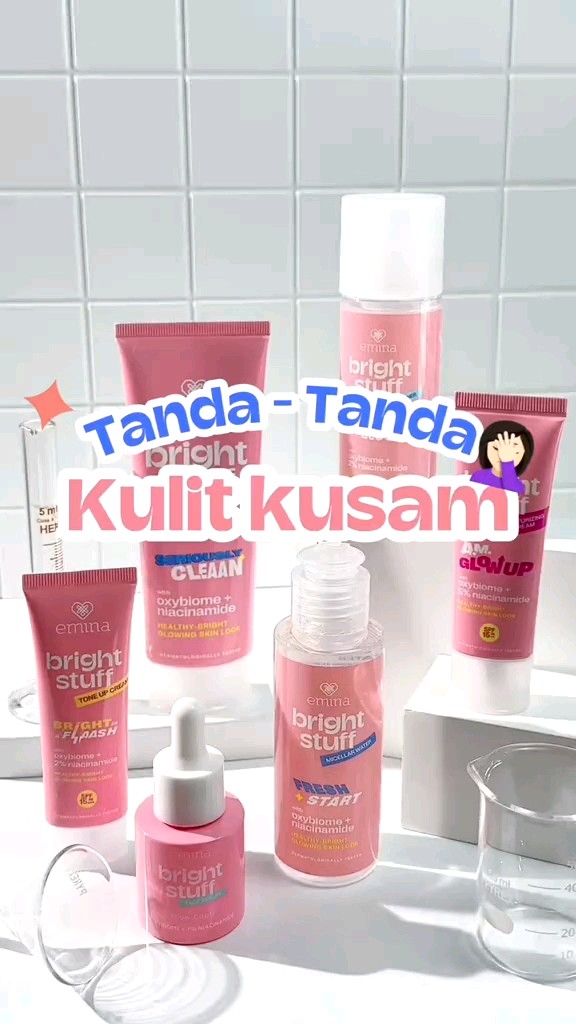 EMINA Bright Stuff Series 1 Paket Lengkap Starter Kit Skincare Remaja
