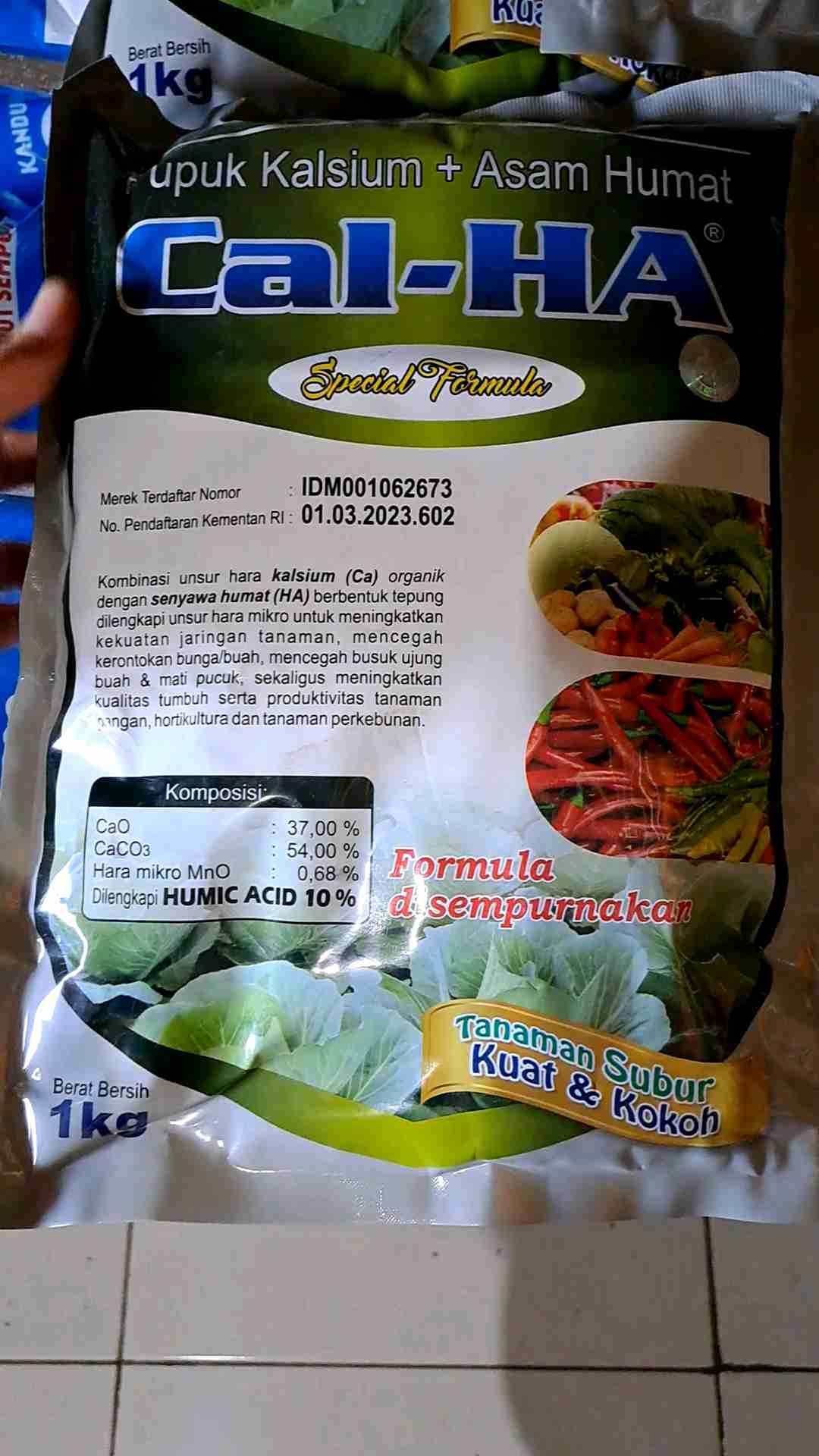 PUPUK KALSIUM DAN ASAM HUMAT 1 KG // CAL - HA // CALHA