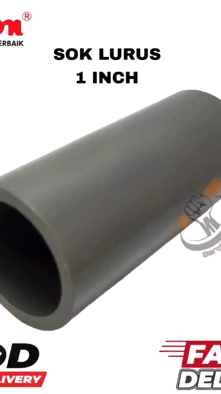Sok Pipa 1 in PVC AW / Socket 1\" Sock 1\"(MEREK PRALON) Sambungan pipa polos 1\" inchi merek PRALON aw