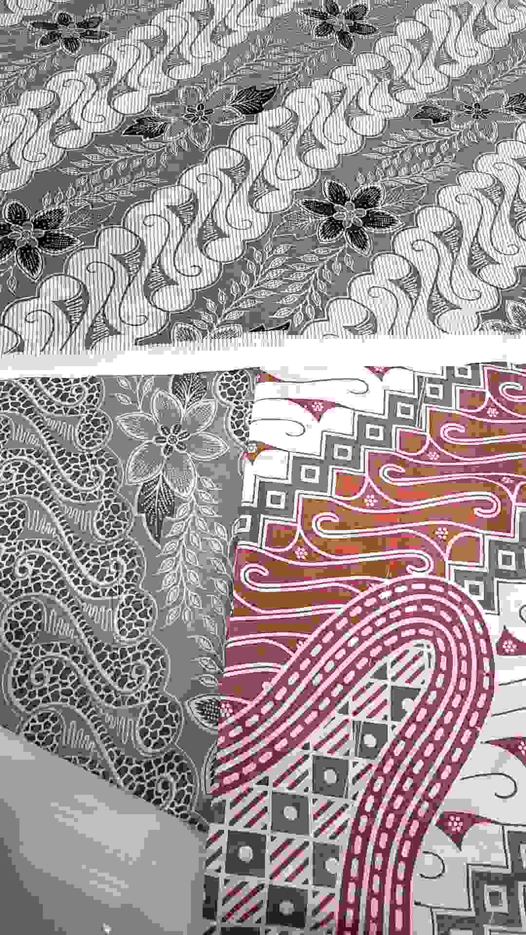 KAIN BATIK RIJEK CACAT RINGAN UNTUK LAHIRAN MOTIF RANDOM