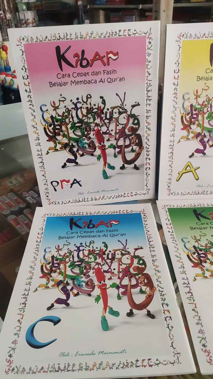 Buku Pra Kibar Kibar A B C. Berwarna. Full Colour