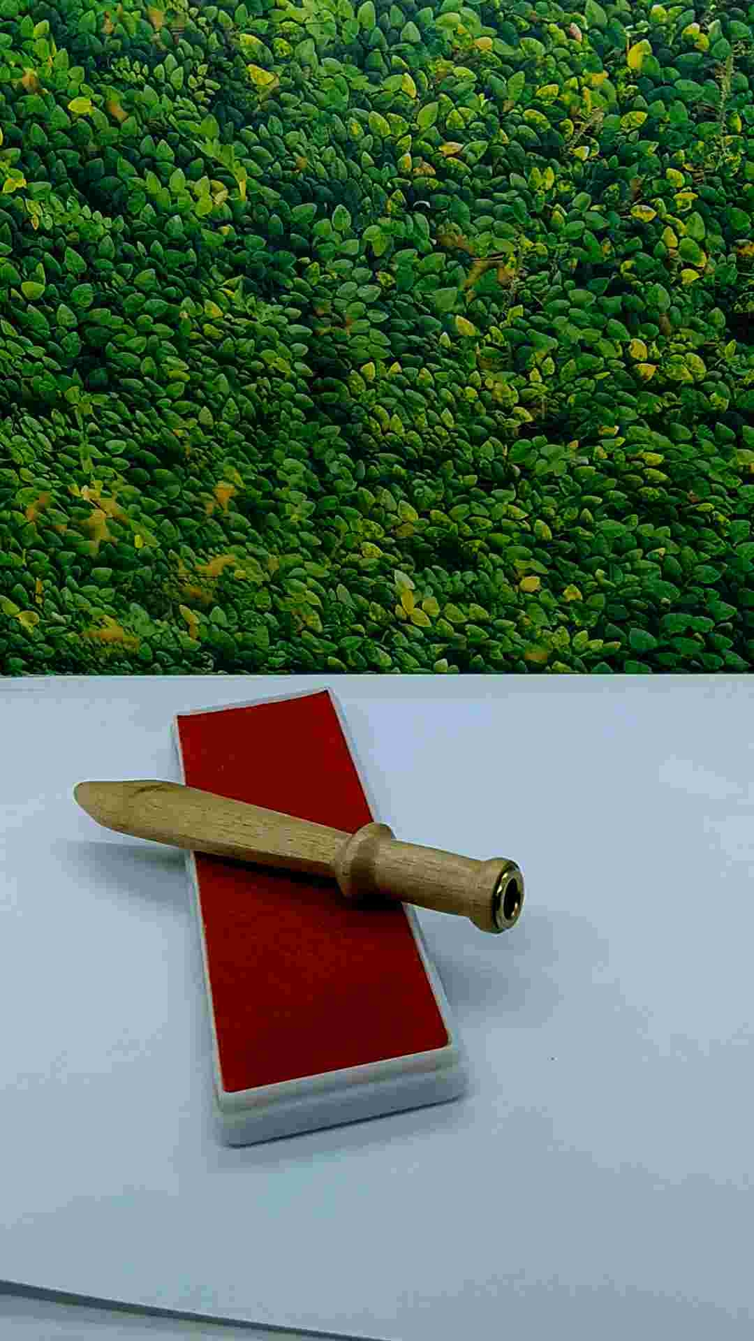 Pipa Once Sedotan Kayu Cendana Wangi Motif Pedang B137