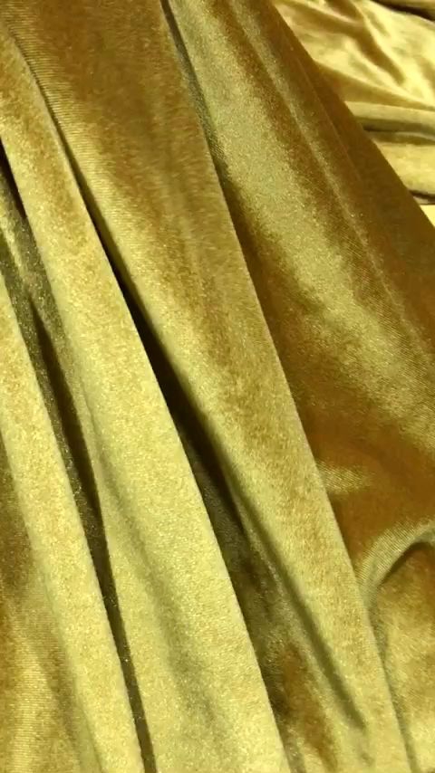vải nhung tuyết hàn màu vàng _( khổ 1m6) dày đẹp co dãn 4 chiều may đầm váy áo dài dạ hội vv
