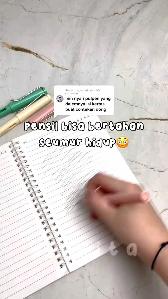 PENSIL ETERNAL PENCIL TIDAK BISA HABIS