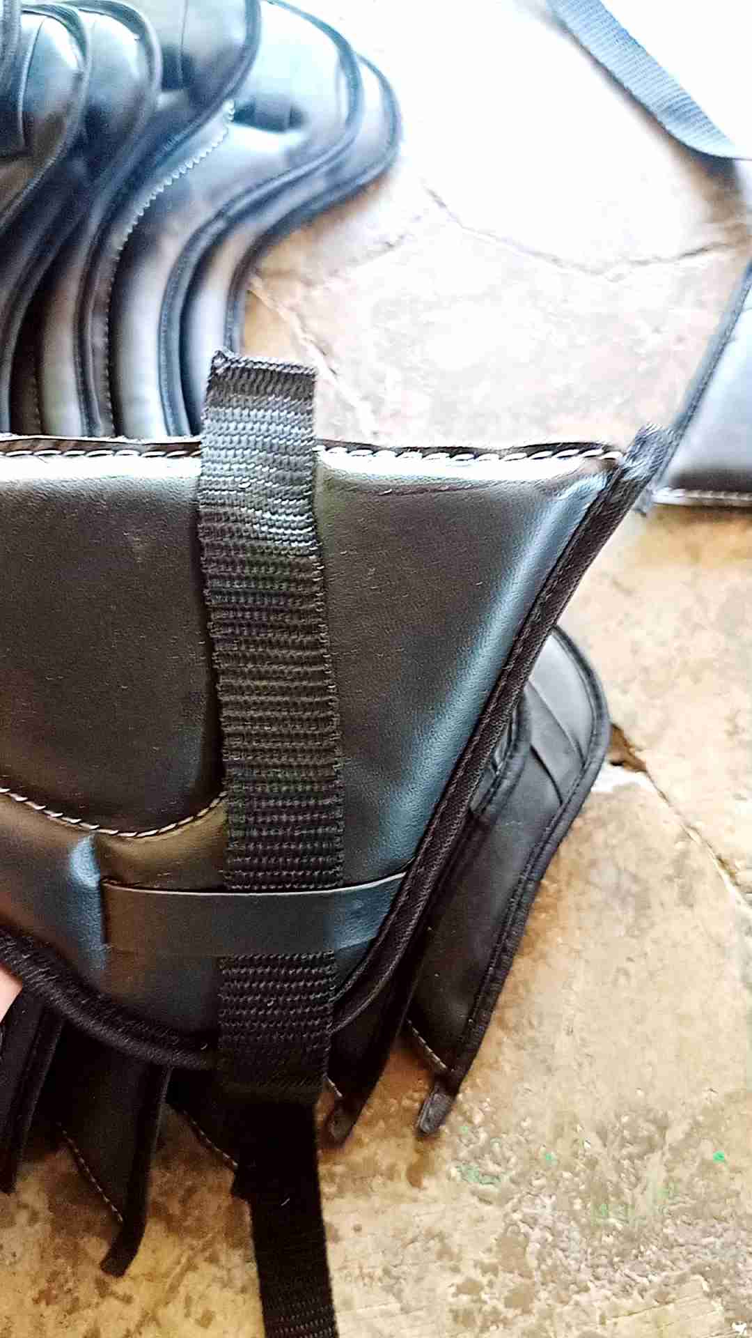 Helm Retro Keplek Pelindung Leher Helm Chip Free Paku Belah