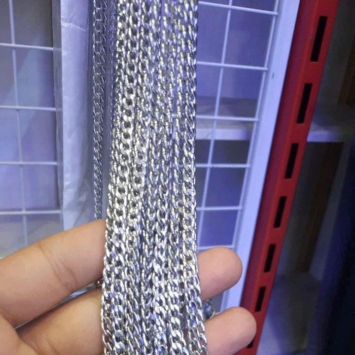 kakaboss titanium ● GELANG RANTAI TITANIUM PRIA ANTI KARAT stainless stell BRECELET SILVER RANTAI JARANG BANGLE