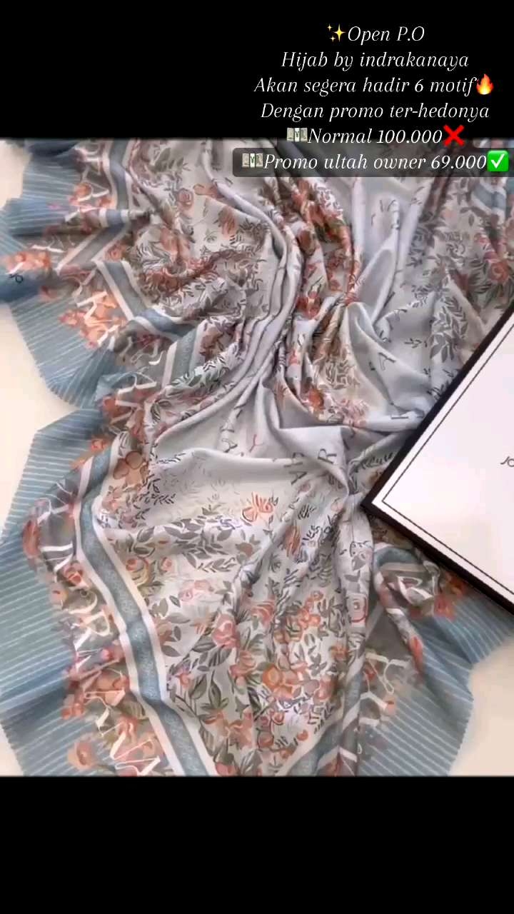 JILBAB INDRAKANAYA TERBARU BERBLAT PREMIUM