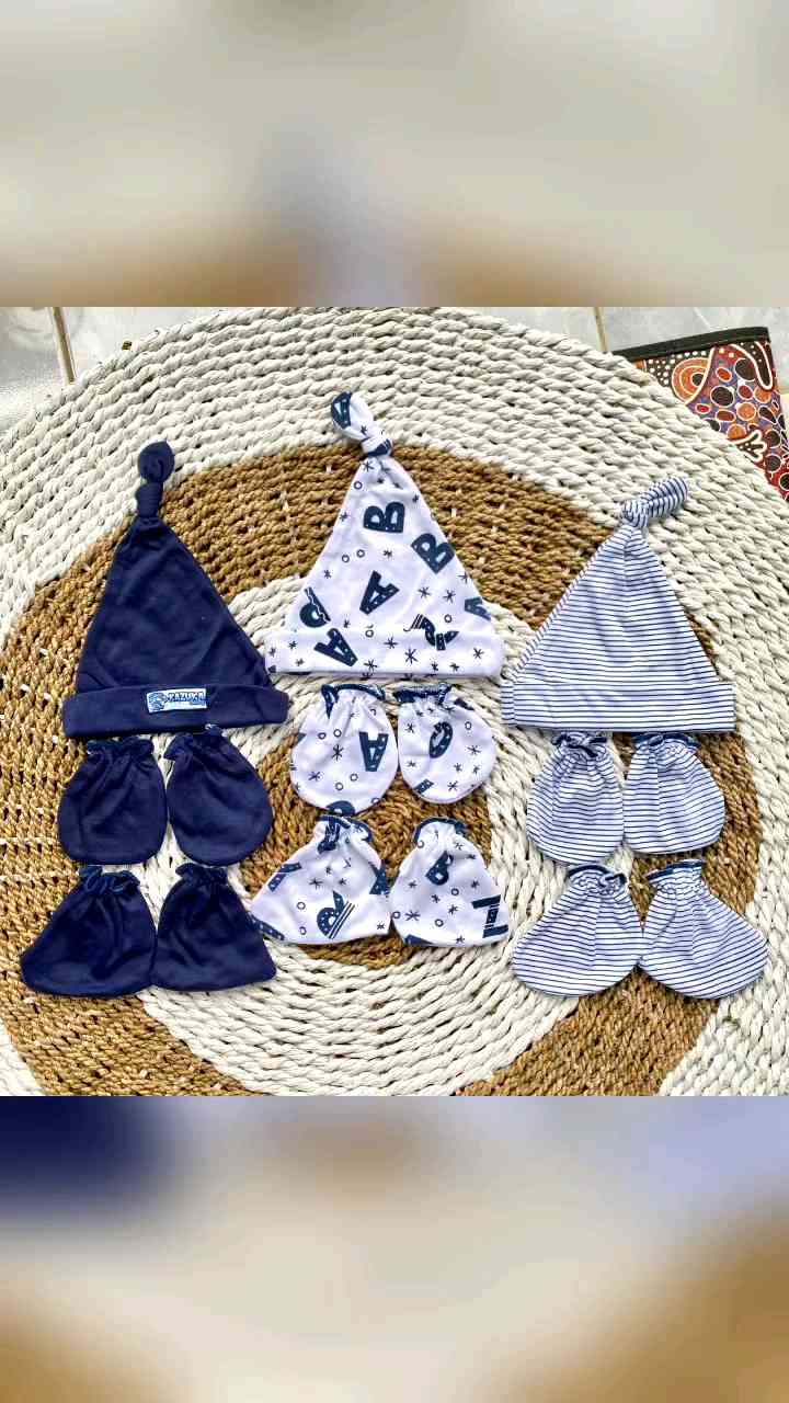 9 In 1 / 3 Set Sarung Tangan Dan Sarung Kaki Baby Newborn Terbaru