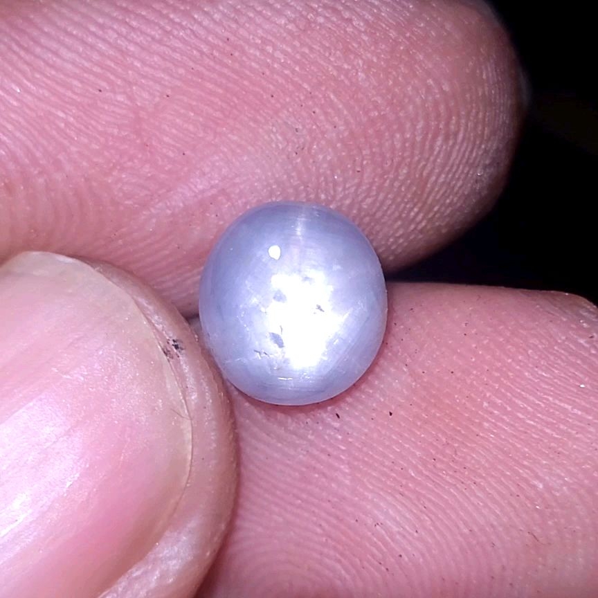 Natural Very Light Blue Sapphire Star Ceylon Safir Srilanka No Treatment