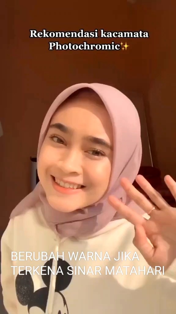 Kacamata Pria & Wanita Photocromic Pakai Kotak & Lap + Anti Radiasi Blueray Bluecromic / Kacamata Photocromic Free Kotak Dan Lap Sesuai Foto