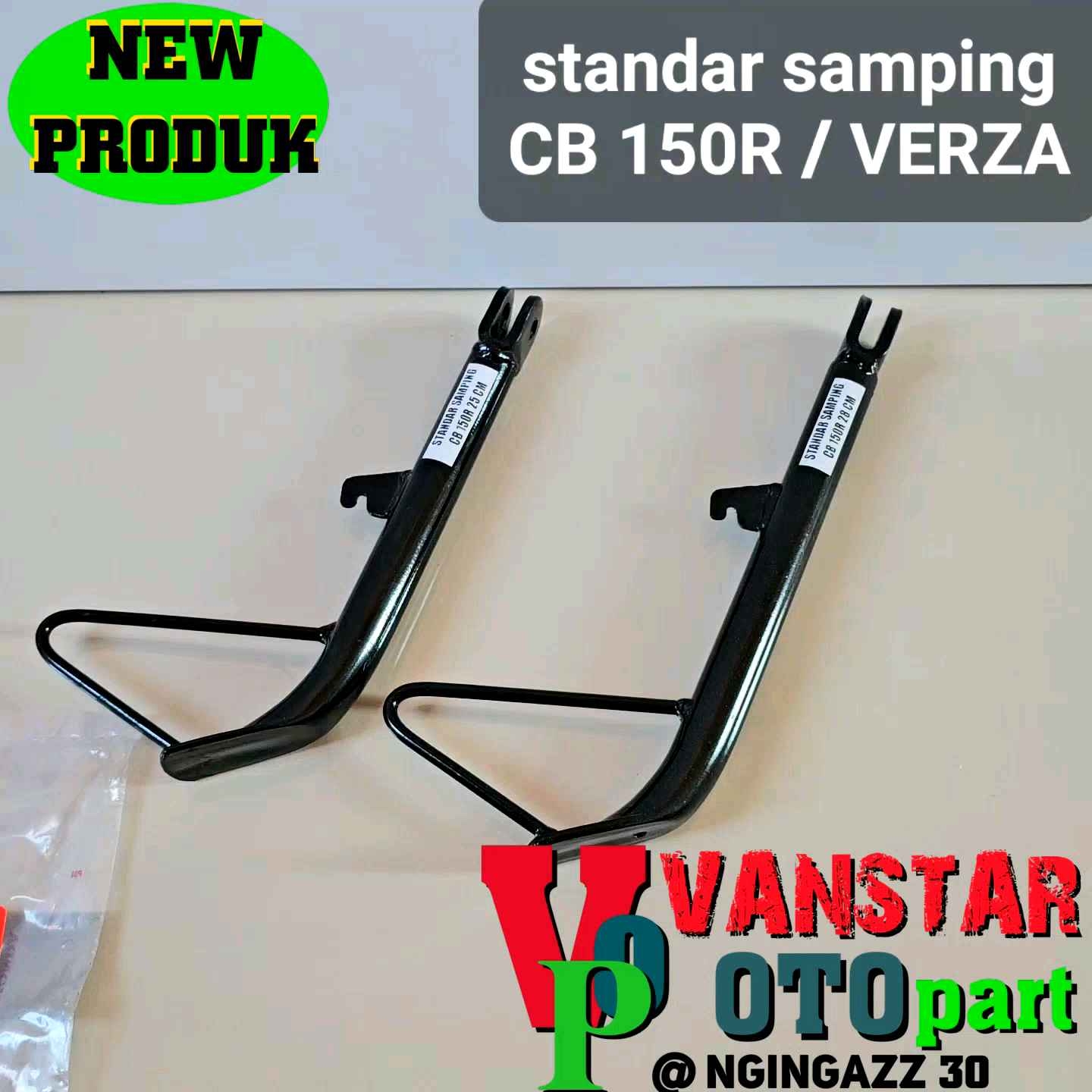 Standar Samping Panjang CB150R & VERZA: Desain & Aksesoris