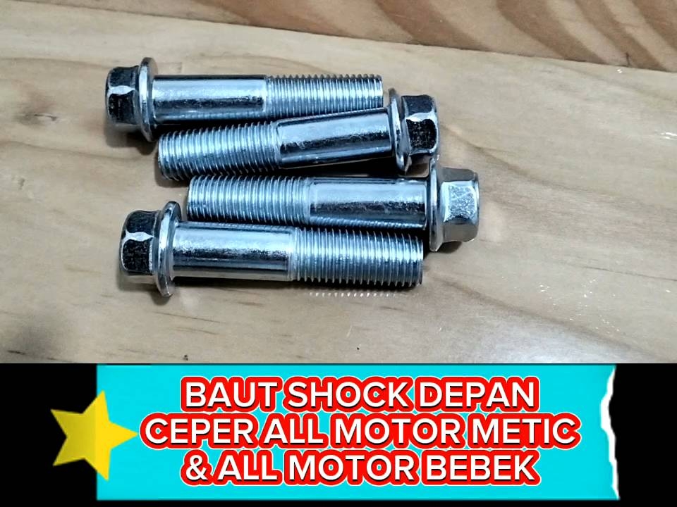 BAUT SHOCK DEPAN CEPER  ALL MOTOR METIC & MOTOR BEBEK HARGA 1 PCS