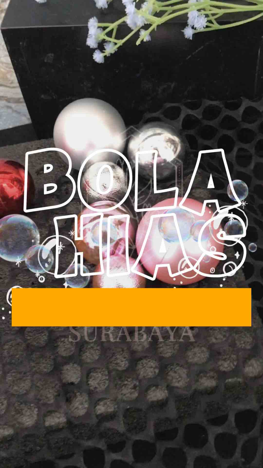 [1 SET ISI 3] BOLA HIAS KUE TART CAKE ULANG TAHUN BIRTHDAY TART ULTAH ANAK GELEMBUNG BOLA HIAS POHON NATAL BALL GLITTER CLEAR DOFF DOVE DEKORASI CAKE DECORATION TANCAPAN BOLA TANCAP