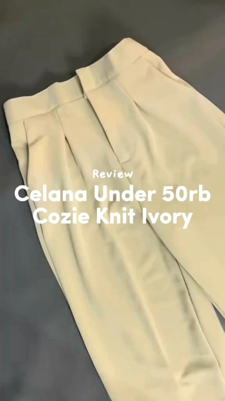 Celana Cozie Pants Celana panjang Highwaist /Celana panjang Knit premium / Celana panjang losse pants