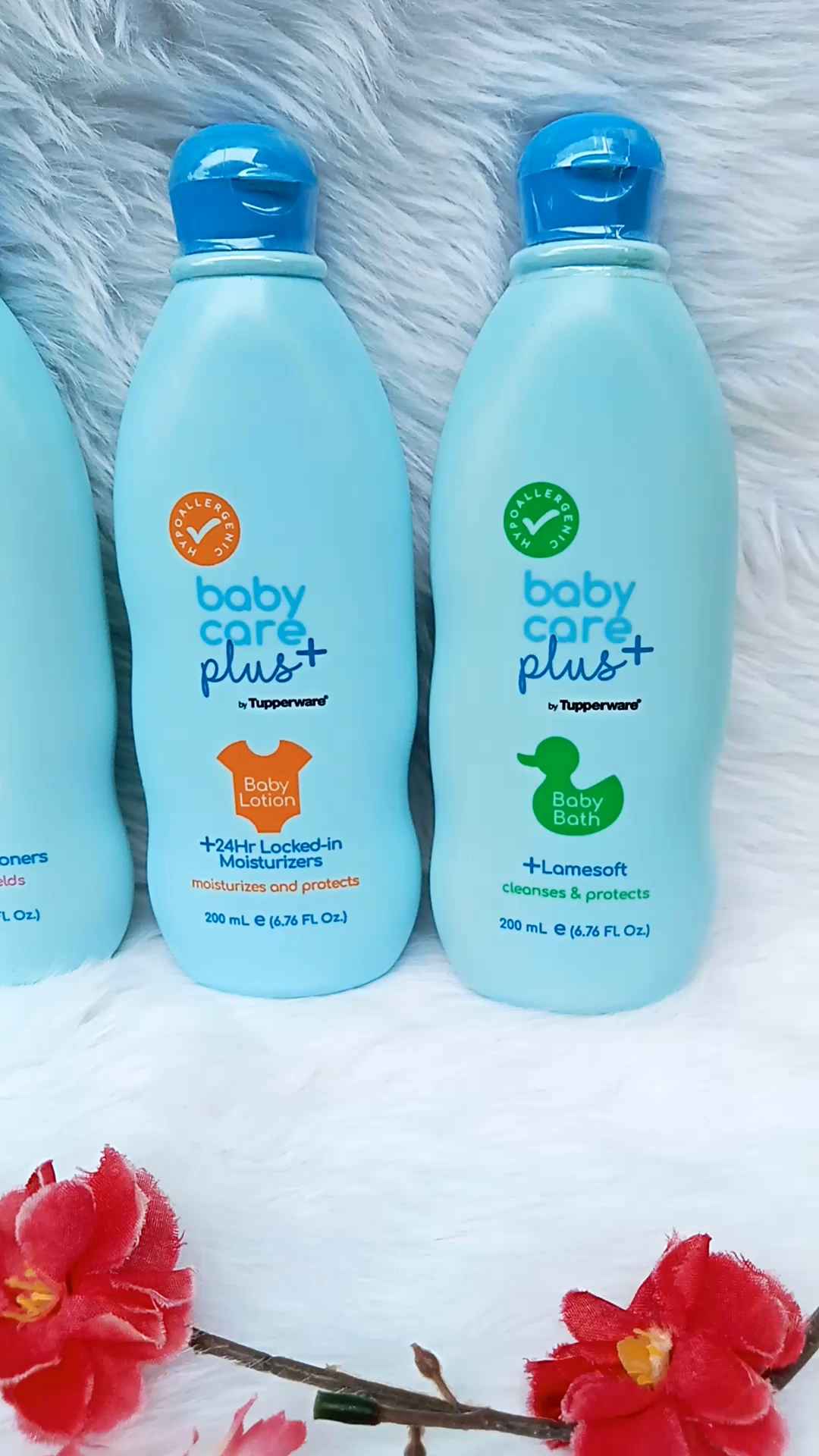 Bundle Sale 4 PCs Baby Care Plus+Baby ShampooBaby BathBaby LotionBaby Cologne