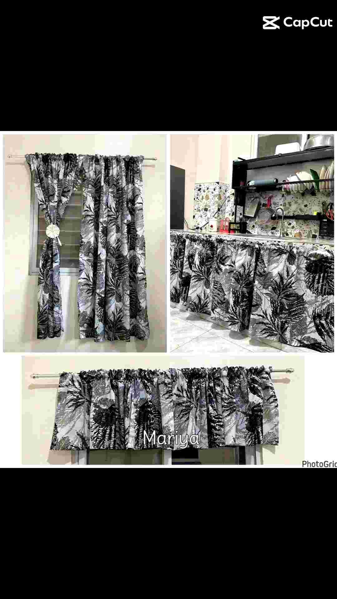 Modern Valancer Suksukan Curtain 58x16 inches