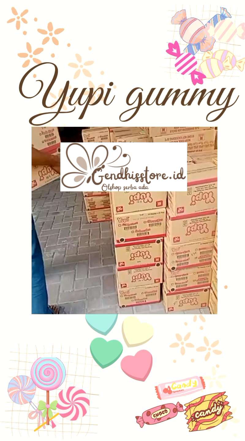 🌸GENDHISSTORE.ID🌸 YUPI HARGA TERMURAH✓ YUPI 500 ISI 24PCS/BOX✓ YUPI JUNGLE FUN ✓