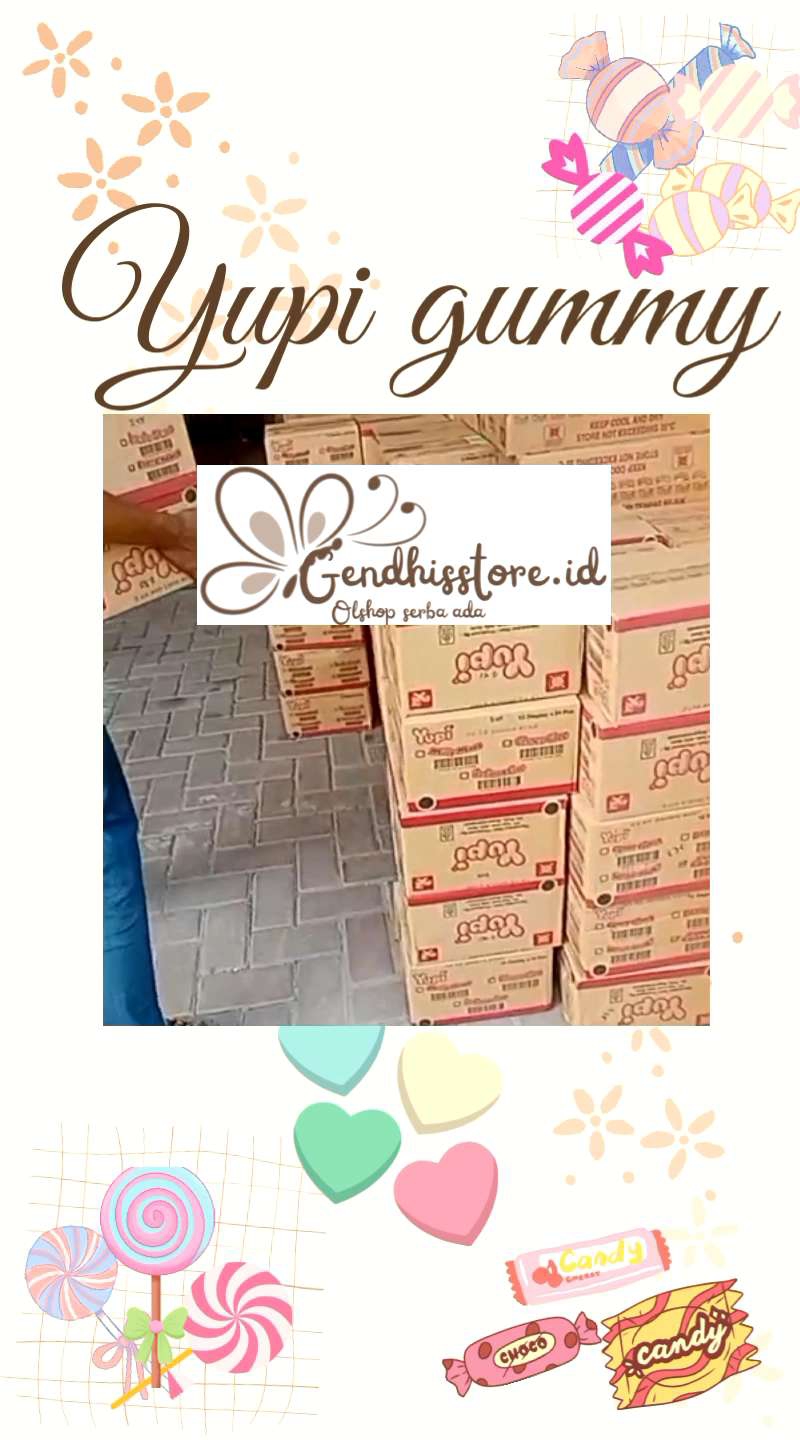 🌸GENDHISSTORE.ID🌸 YUPI HARGA TERMURAH✓ YUPI 500 ISI 24PCS/BOX✓ YUPI DINO LAND✓