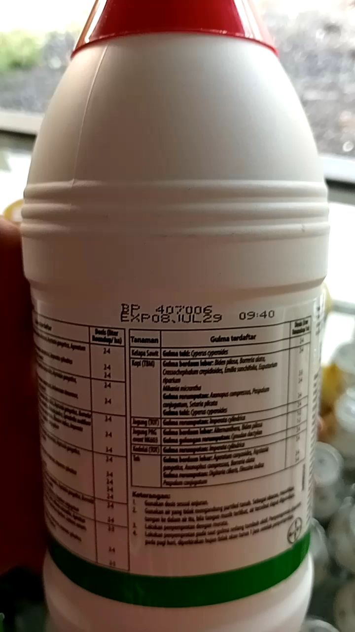 Roundup 486SL 1 Liter 100% Original herbisida sistemik pembasmi gulma rumput liar sampai akar