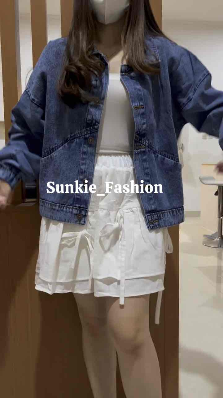Jaket Jeans Bahan Jeans Premium Tidak Kaku Bahan Dijamin Bagus Full Kancing