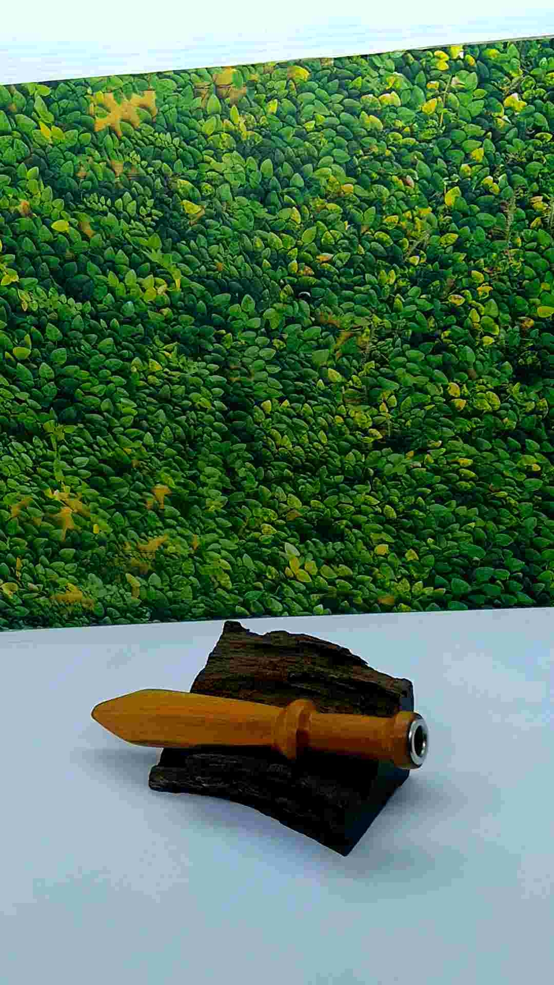 Pipa Cangklong Kayu Bajaka Ori Model Pedang B139