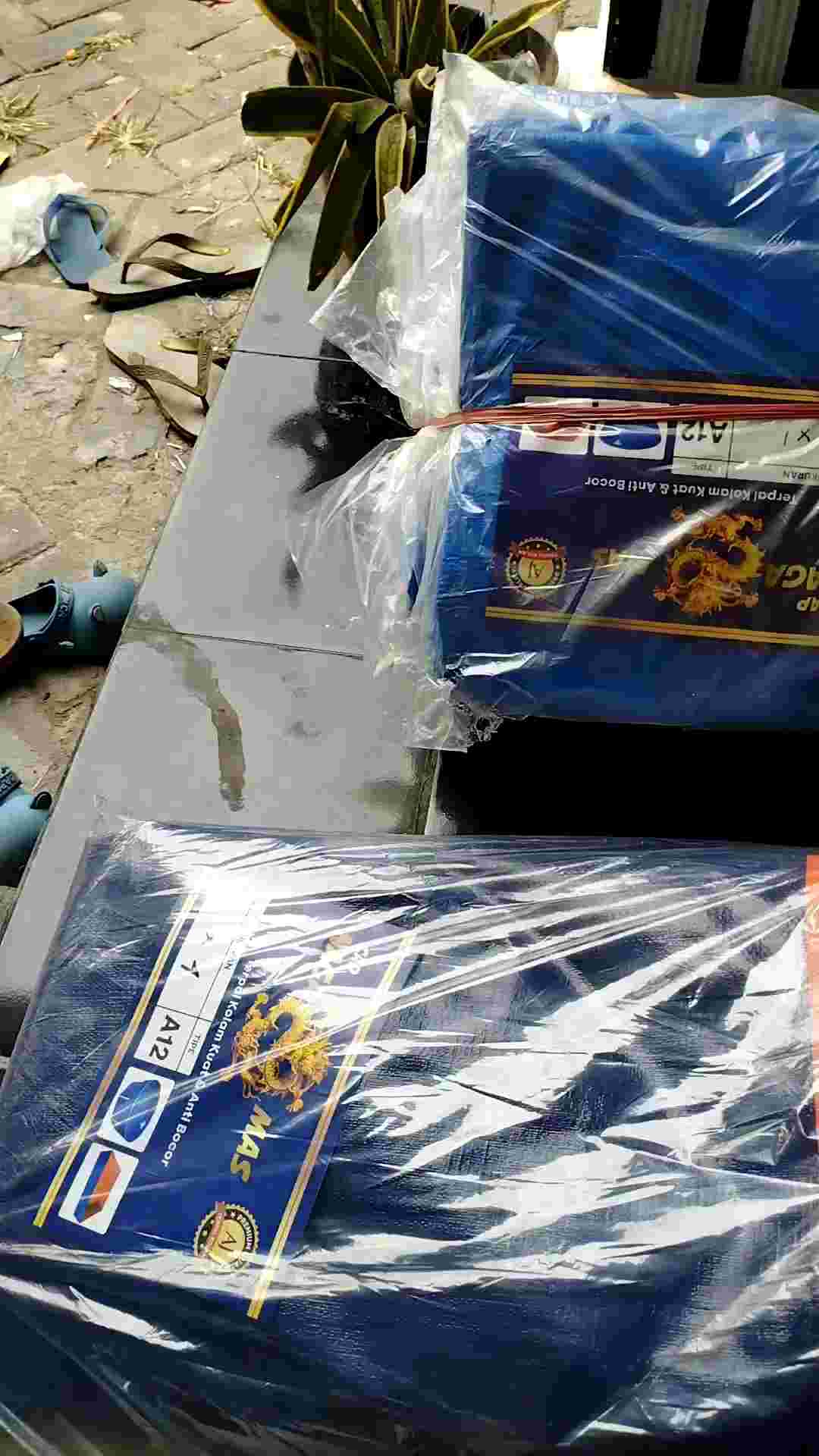 Kolam Terpal Ikan Type/Ketebalan A5 A8 A12 Korea Terpal Kolam Ikan Kotak Terpal Ikan lele Ikan koi Ikan cupang terpal kotak kolam ikan terpal ikan terpal lele kolam ikan lele