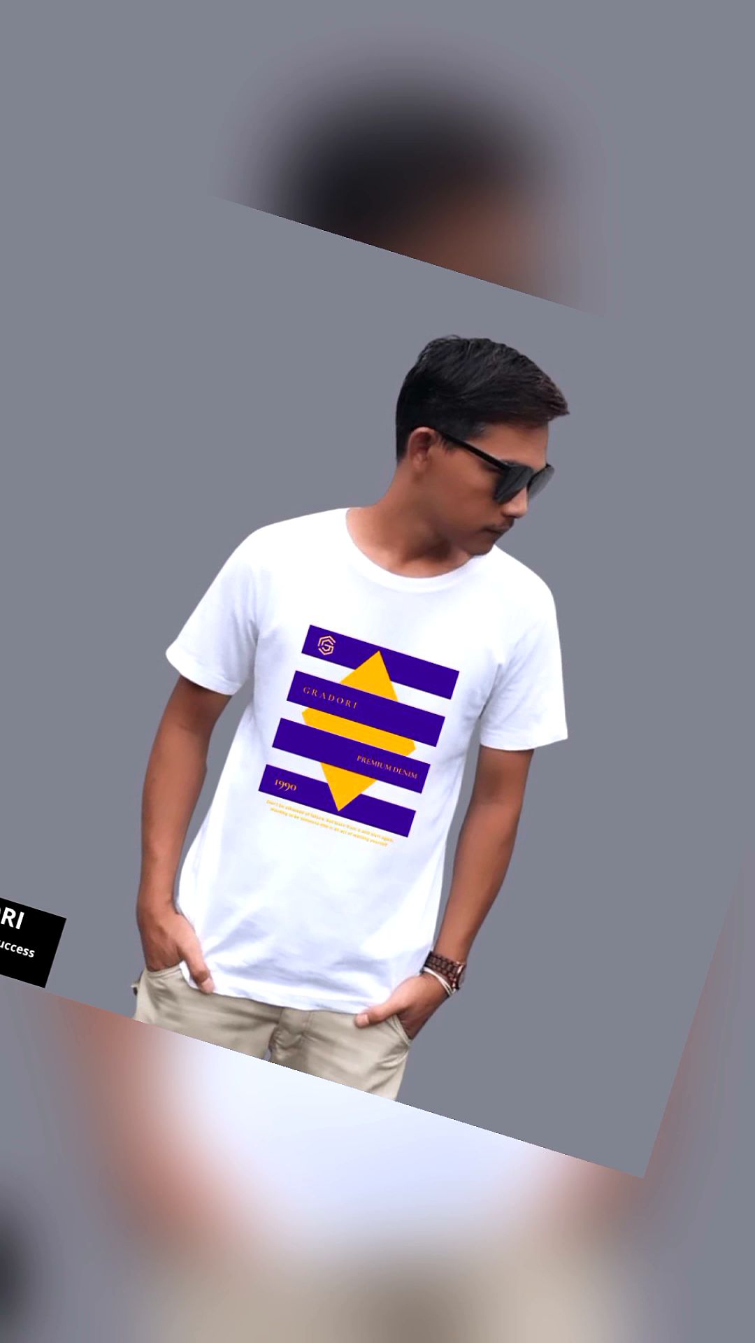 Kaos Tangan Pendek untuk Pria: Gradori Kaos Pria Dewasa