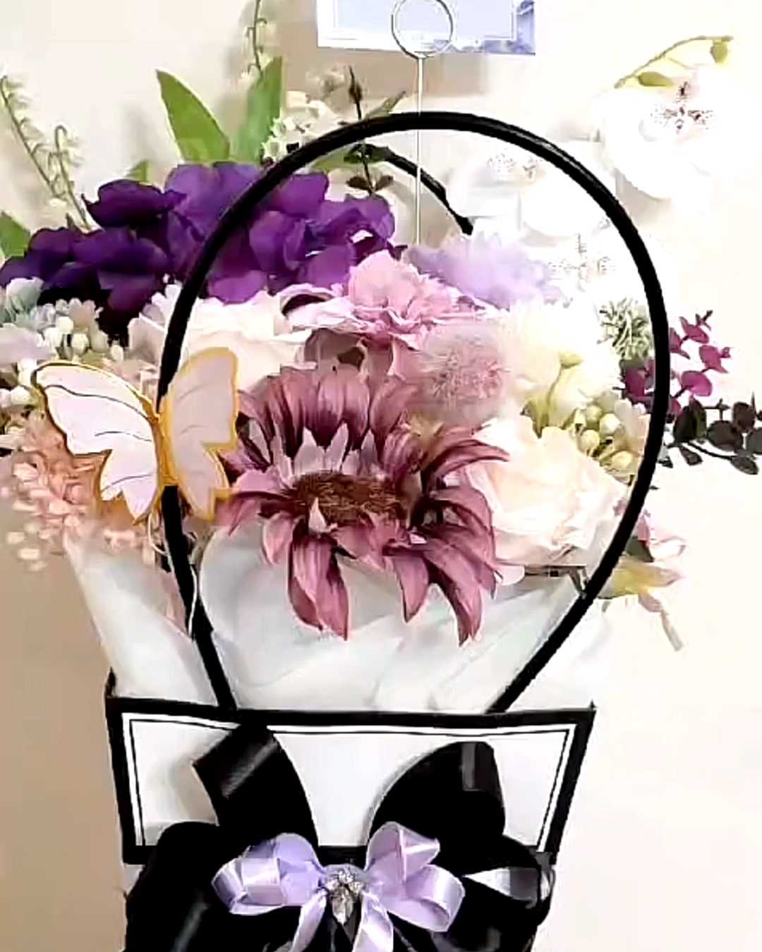 Buket Tas Bunga Artificial Besar | Bag Flower | Kado Ulang Tahun | Buket Wisuda | Kado Anniversary