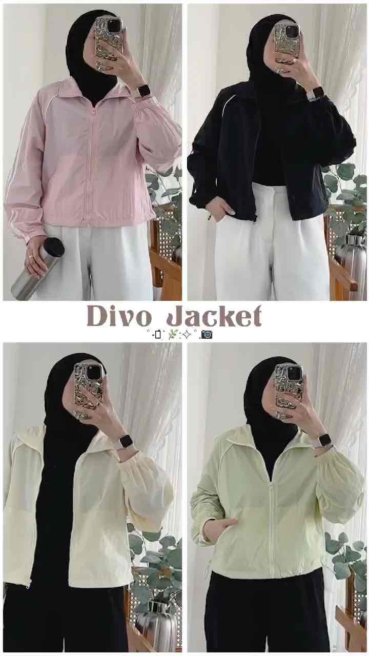BIWA YULE REGA JAKET WANITA POLOS PARASUT BY MOCA