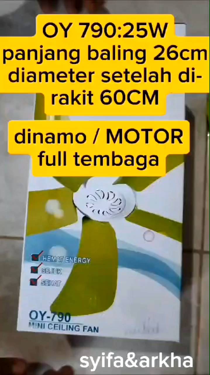KIPAS GANTUNG OUYASHI 25W 790