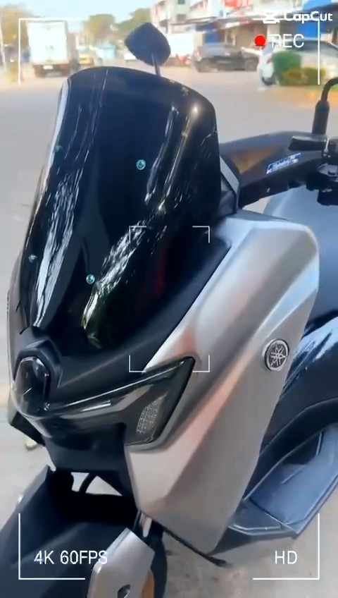 Visor Windshield Winsil Tipe Tdr V1 Sirip dan Jenong Tebal 3mm Motor Yamaha Nmax Neo Turbo 2024