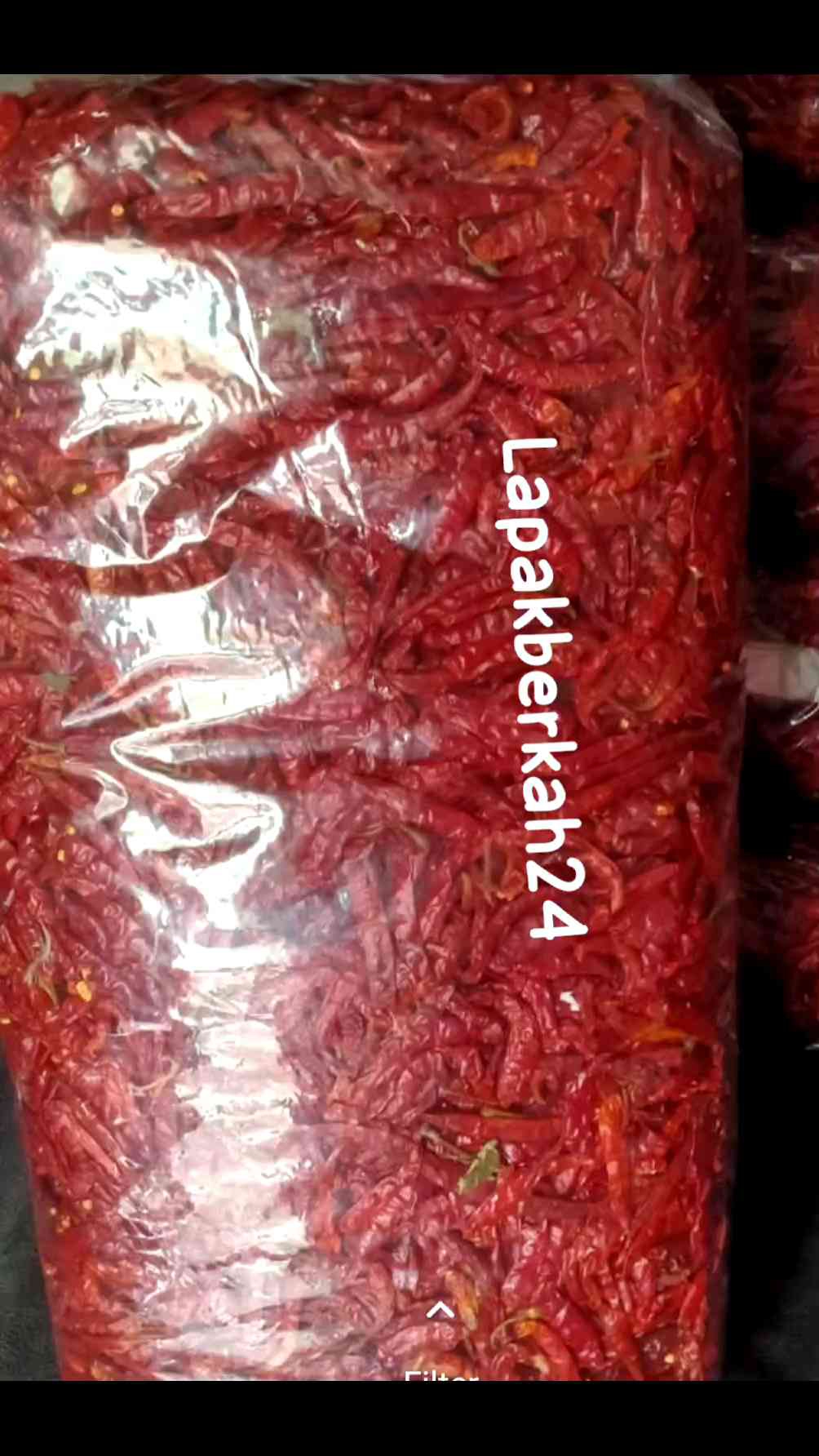 Kemasan (5kg) CABE RAWIT TEJA KERING KUALITAS SUPER PEDAS DAN MERAH