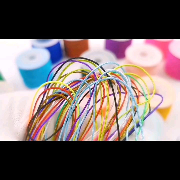 Tali Nylon Cina Tali Shambala Knot Cord Tali untuk Kerajinan Gelang Dan Kalung