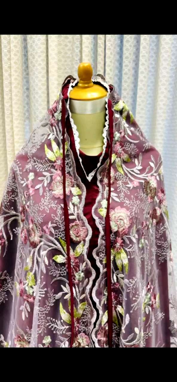 Mukena brukat sultan mix Tulle