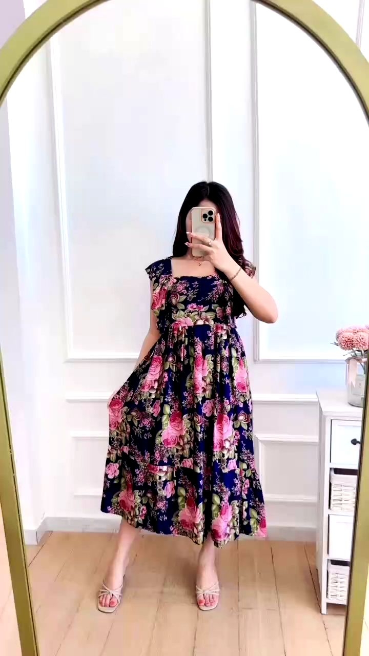 Dress Jumbo Alea / Korean Dress / Daster Ibu Hamil / Daster Remaja