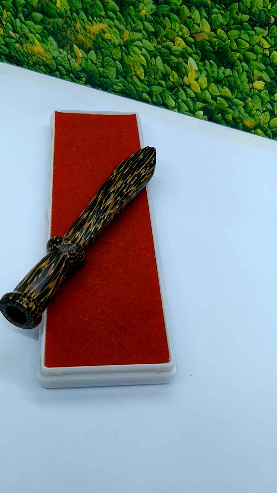 Once pipa kayu Liwung macan motif pedang B138