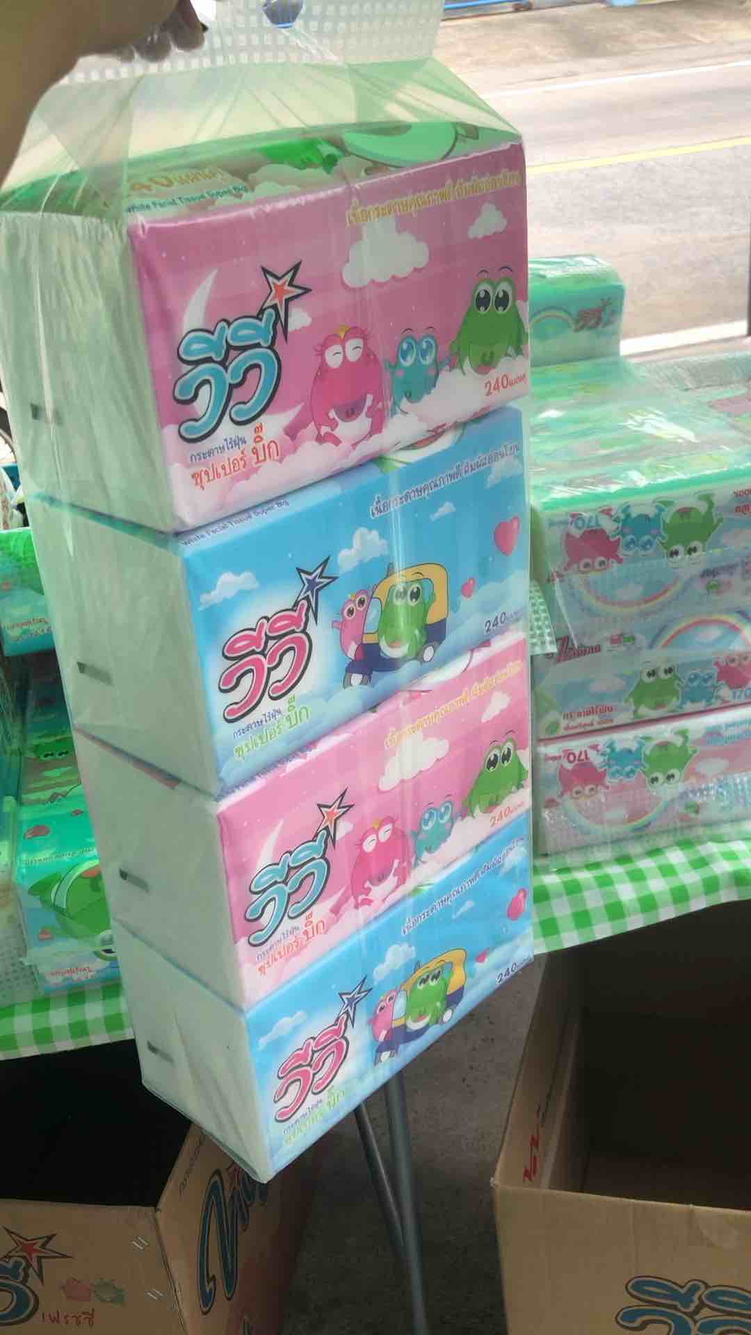 ทิชชู่วีวี่ vivy 240 แผ่น จำนวน 2แพ็ค 8ห่อ