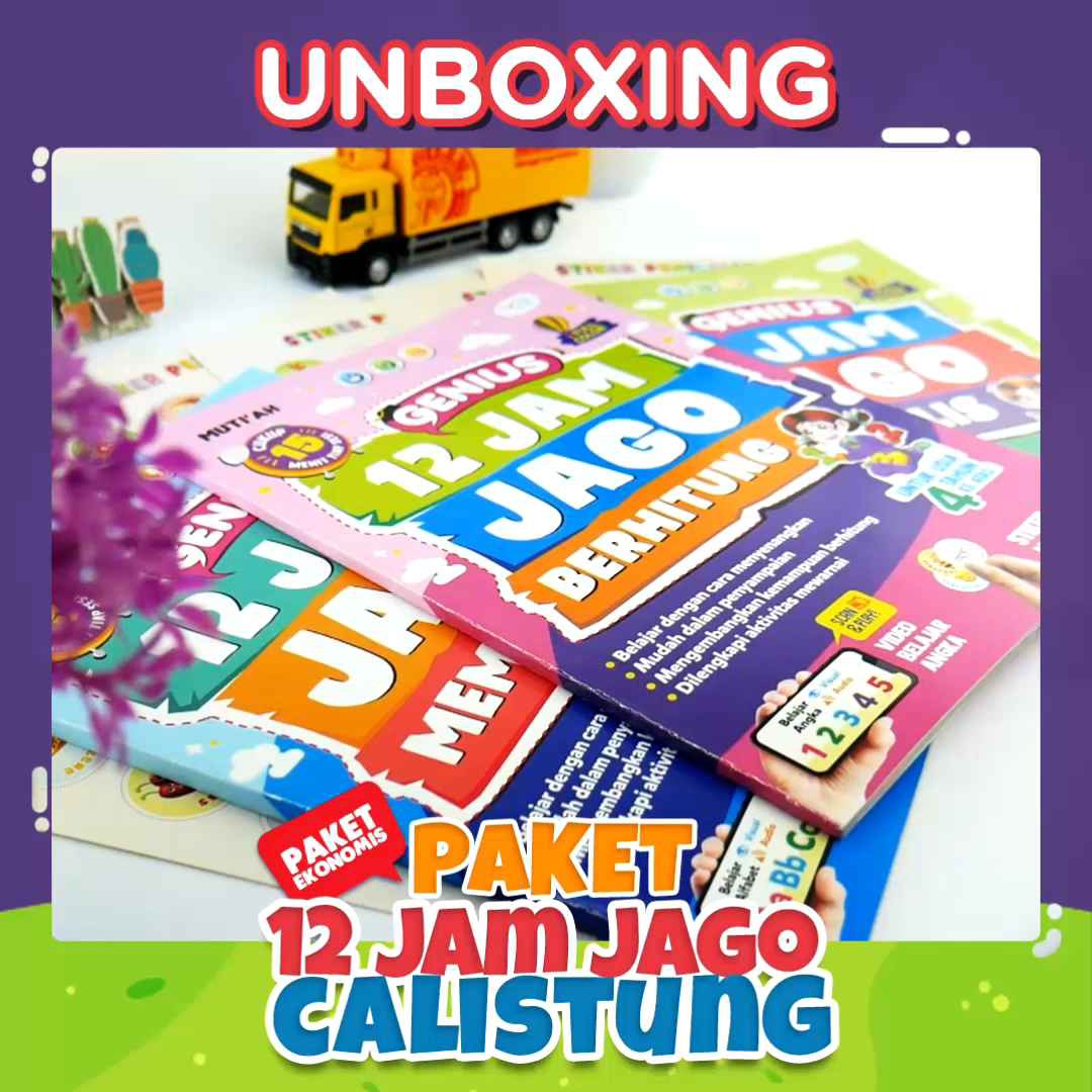 Buku Anak Paket Genius 12 Jam Jago Calistung Ziyad Books