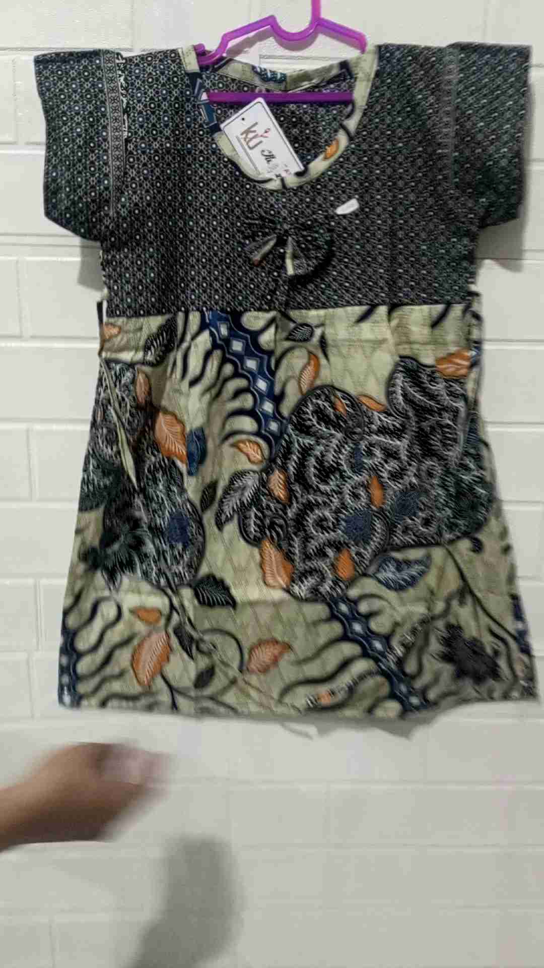 KENCANA UNGU ANAK DASTER ANAK KENCANA UNGU