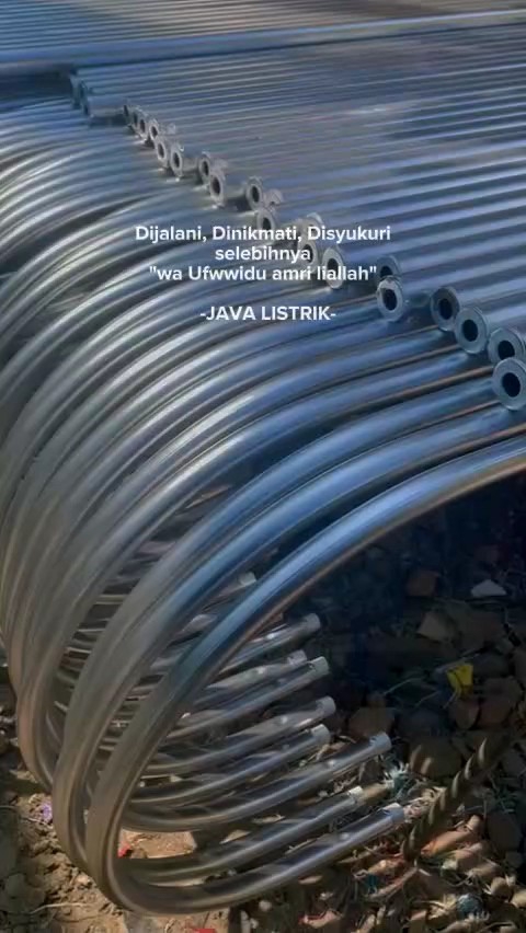 Tiang Lampu Jalan Panjang 4 Meter FULLSET